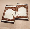 Luxury Heart Couple Prayer Mat Set | Islamic Wedding & Nikah Gift