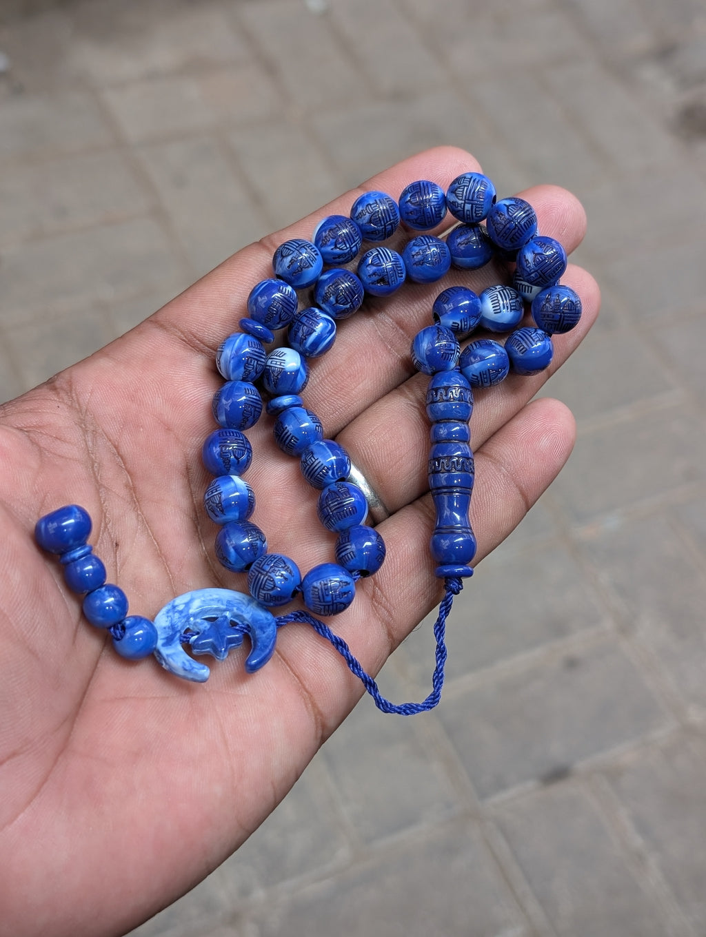 Mosque engraved 33 beads china tasbeeh