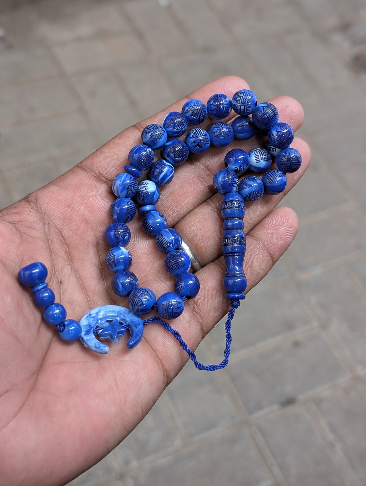 Mosque engraved 33 beads china tasbeeh