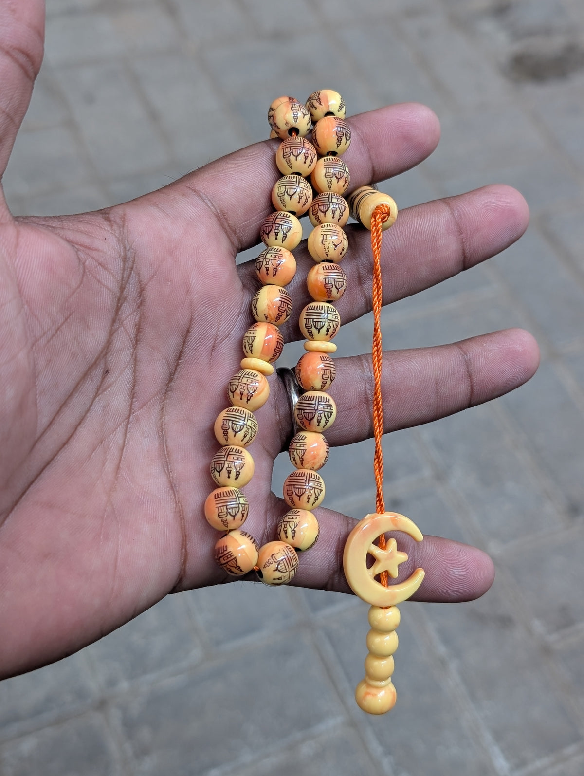 Mosque engraved 33 beads china tasbeeh