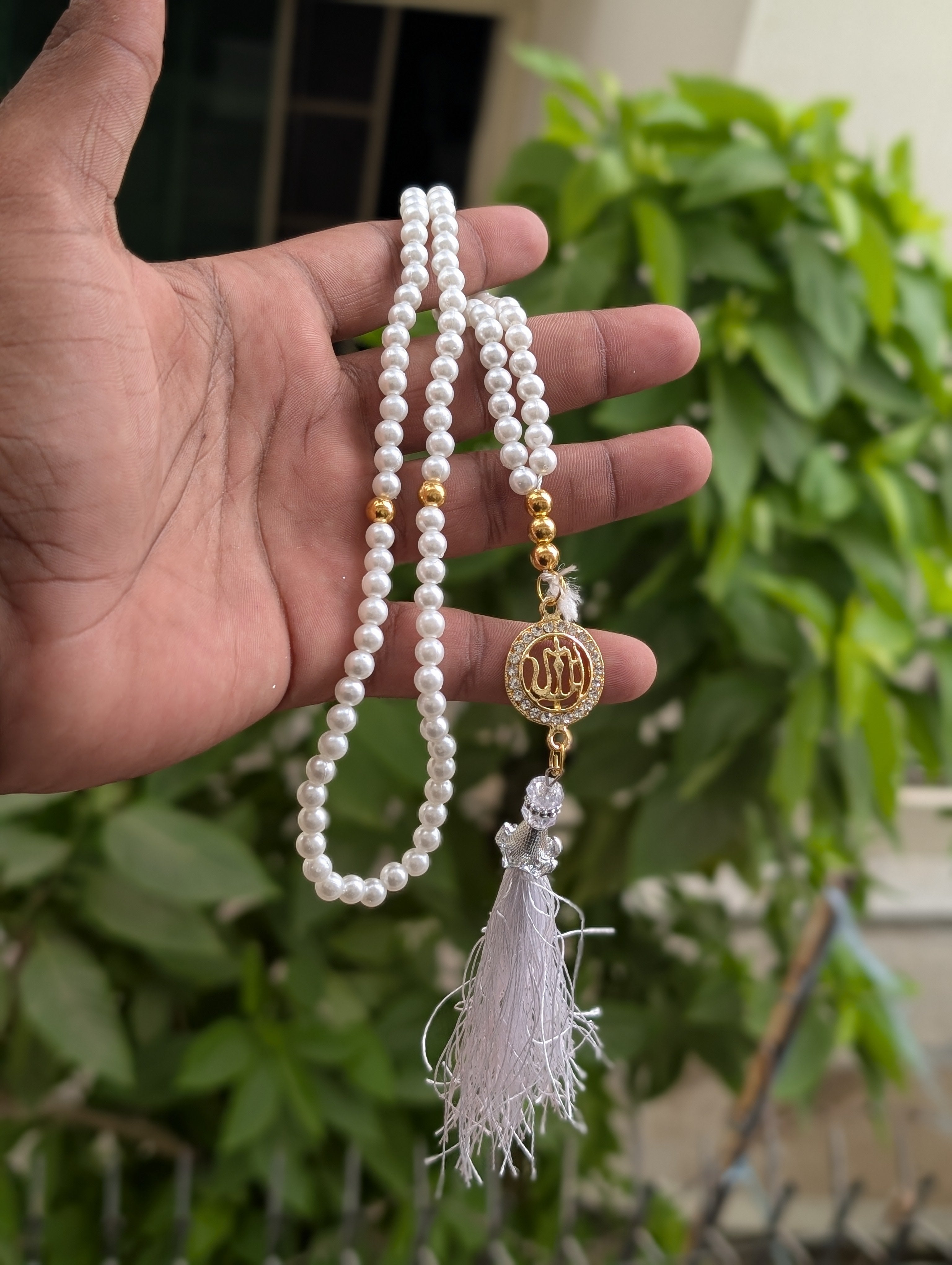 Pack of 6 / 100 beads Allah pendent tasbeeh