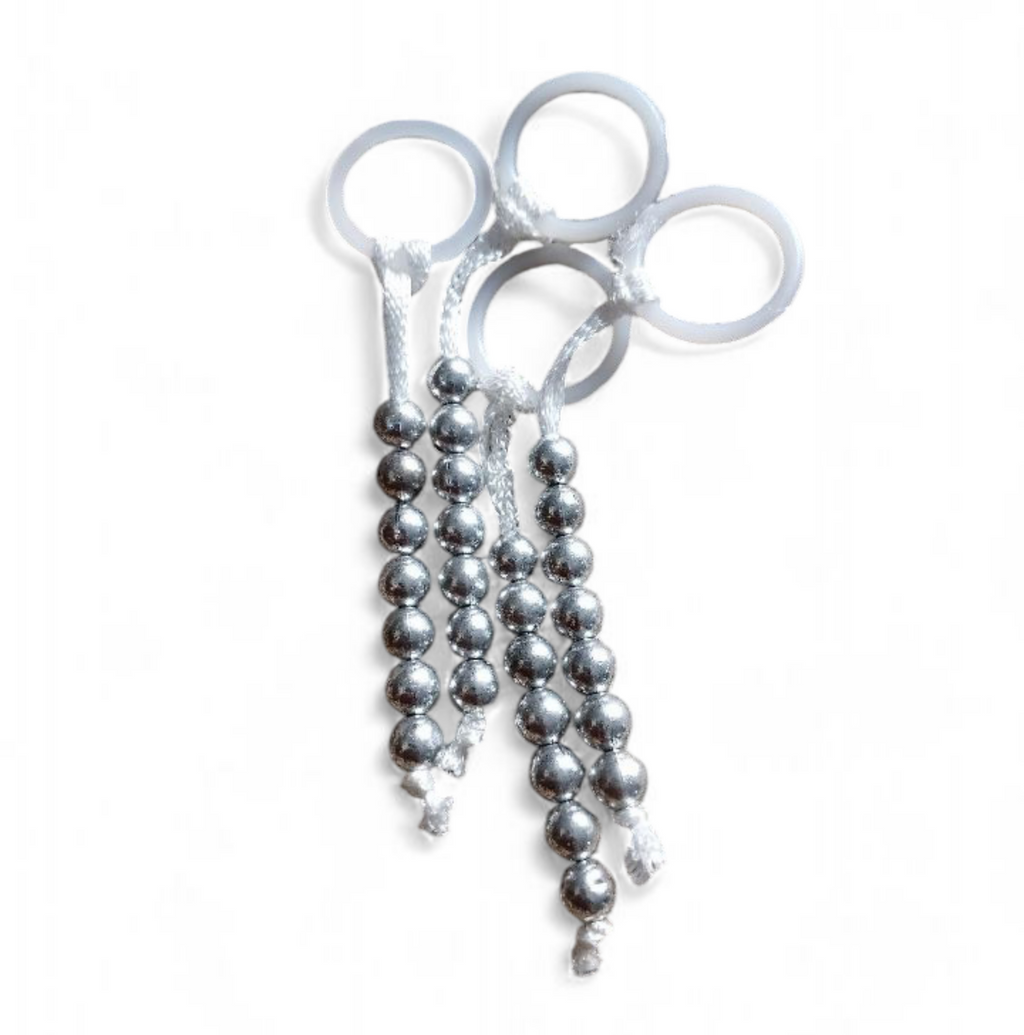 Silver beads Tawaf Tasbeeh  Bead Counter for Hajj & Umrah