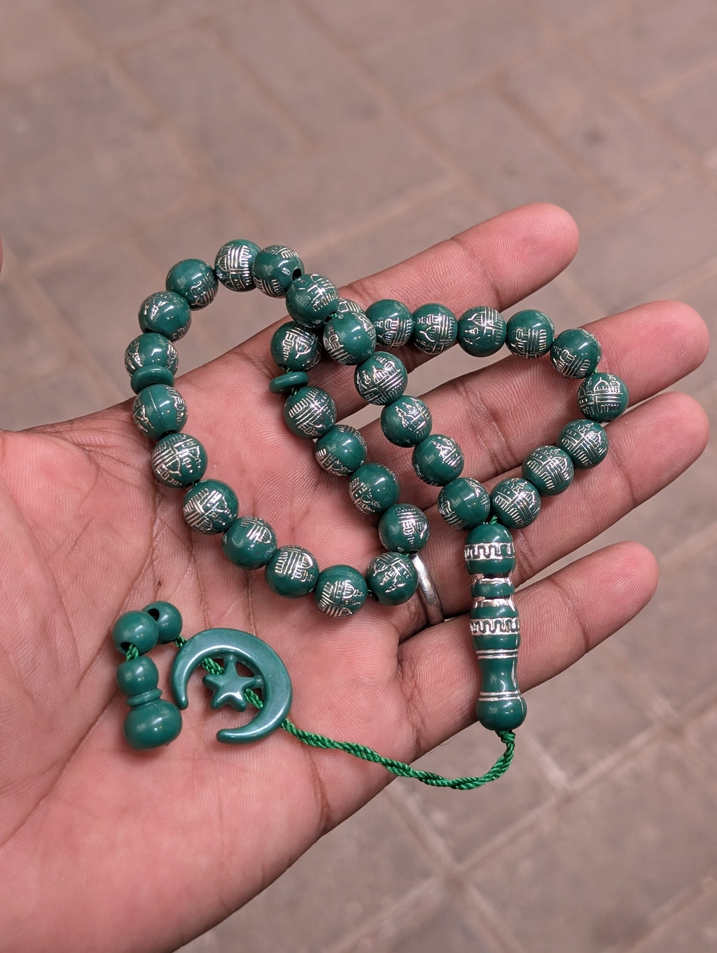 Mosque engraved 33 beads china tasbeeh