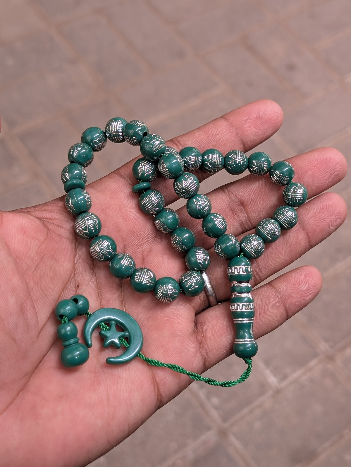 Mosque engraved 33 beads china tasbeeh
