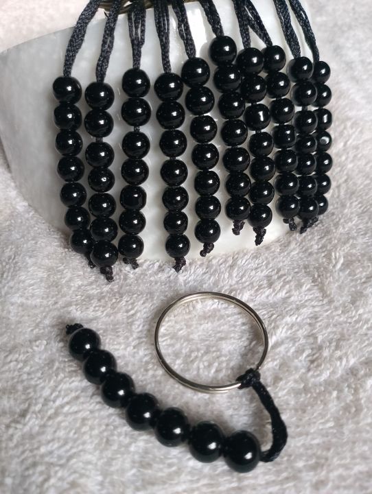 Black Marble Tawaf Tasbeeh – Bead Counter for Hajj & Umrah