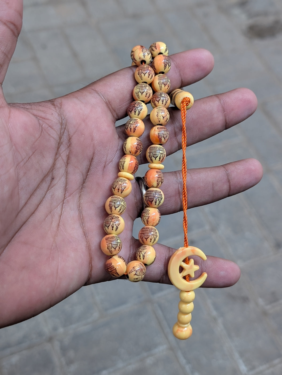 Mosque engraved 33 beads china tasbeeh