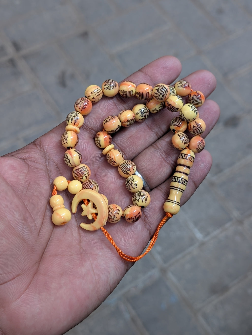 Mosque engraved 33 beads china tasbeeh